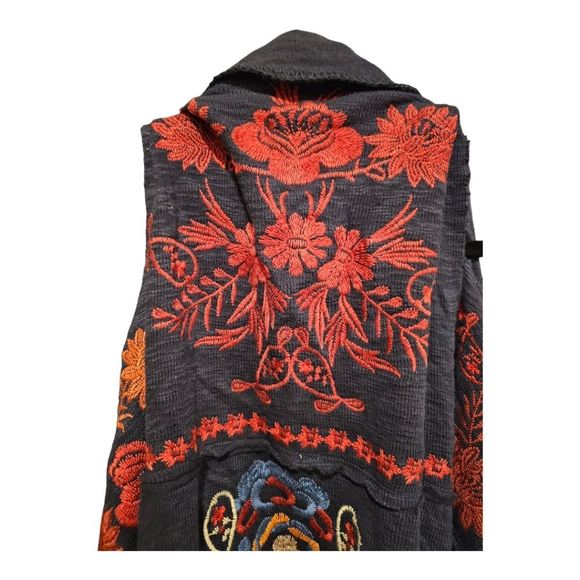 SOLD!!! COLDWATER CREEK Embroidered Swing Long - Large - Picture 5 of 9